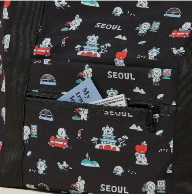 BT21 Travel Folding Bag 3.webp