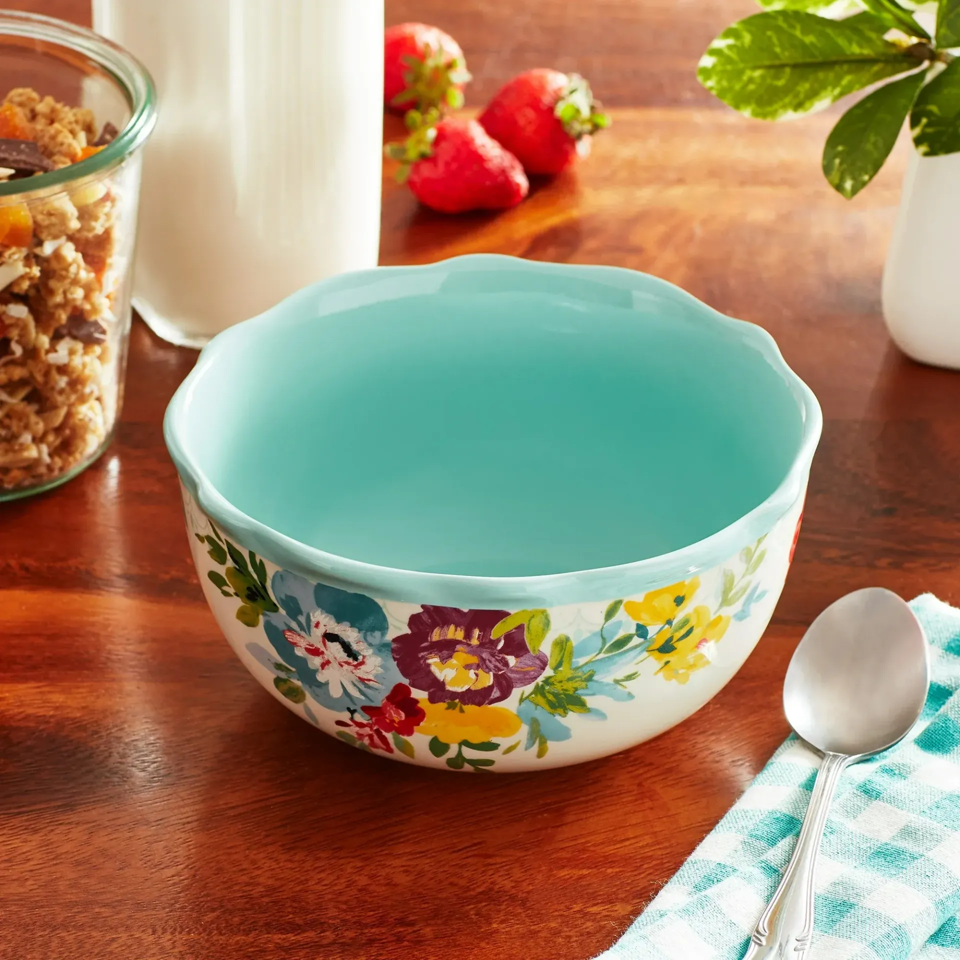 The Pioneer Woman Sweet Romance Ceramic Bowl 6.4 inch